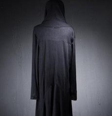 Spring New Avant-garde Boys Men's Punk Gothic Long Cloak Causal Loose Nightclub Cosplay Trench Coats Free Sizes