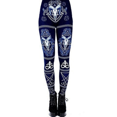 Rosetic Summer Women Fitness Leggings Streetwear Gothic Print Casual Leggings Push Up Sexy Plus Size 5XL Black Print Legging